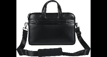 UNIQ Accessory 13 inch leren laptoptas - Zwart