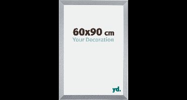 Your Decoration - Fotolijst 60x90 cm - MDF - Zilver Glans - Catania
