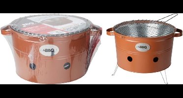 ProGarden Barbecue emmer met 2 handvatten 34,5 cm matoranje