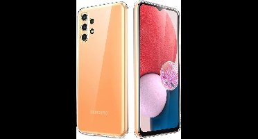 Hoesje voor Samsung Galaxy A13 4G backcover Shockproof siliconen Transparant