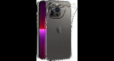 Hoesje voor iPhone 14 Pro backcover Shockproof siliconen Transparant