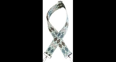 Tashengsel -Schouderband - Tassen riem - Bagstrap- Mint - Groen - Festival - Verstelbaar - Zilver - 130 cm