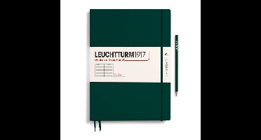 Leuchtturm1917 A4+ Master Classic ruled Forest Green