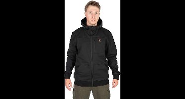 Fox Collection Soft Shell Jacket Black & Orange Small