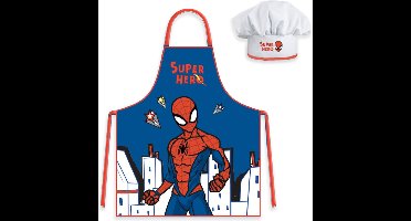 Marvel Spiderman Kinderschort + Kokmuts