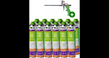 Illbruck Purschuim FM310 750ml met purpistool (Set van 12 bussen)
