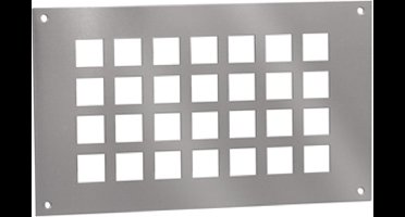 Nedco BV Ventilatieplaat 250x150mm aluminium