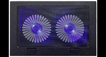Laptop Standaard Met Koeling - Laptop Cooler - 12 tot 17 Inch - Verstelbaar - 2 Ventilators - Laptop Standaard - Laptop Koeler - Cooling Pad