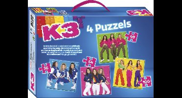K3 - Puzzel - 4in1 puzzel - Sterretjes