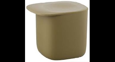 Qualy - Voorraadpot Voedselcontainer 0.6L “FLAT TOP Storage Jar” W100 x L120 x H106 mm 184 gr Groen
