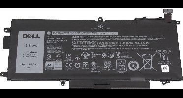 Dell K5XWW Batterij - 60Wh - (4 cellen)
