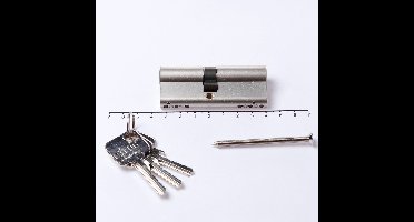 Oxloc Profielcilinder dubbel met gevarenfunctie 35/40 SKG**