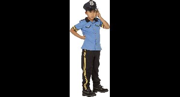 Politiejongen pakje blue - Maatkeuze: Maat 128