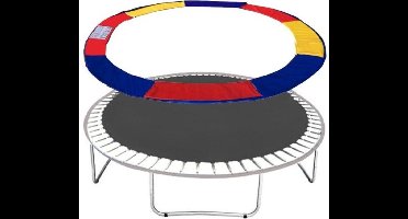 Springos Trampoline Beschermrand  | 305-312 cm | Meerkleurig