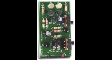 Whadda Educatieve soldeerkit, stroboscoop met twee witte leds