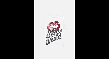 Disney Cruella - Stay Weird Kinder T-shirt - Kids 122/128 - Wit