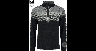 Dale of Norway - 93951 ANNIVERSARY M SWEATER_F - Heren pulloverHeren truien - Kleur: Zwart - Maat: XL