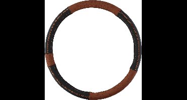 All Ride Stuurhoes voor Truck - Vrachtwagenstuur - 44-46 Centimeter - Echt Leder - Bruin-Zwart