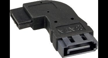 SATA data adapter - haaks naar rechts - SATA600 - 6 Gbit/s / zwart