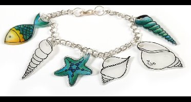 Graine Creative Shrink sheets kit - Mermaid jewelry