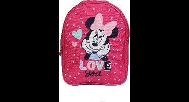 MINNIE MOUSE  In Love Hartjes Rugzak Rugtas Kleuter School Tas 3-6 Jaar