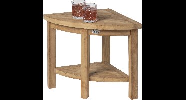 Teak bijzettafel _tuin_ tuintafel - tafel - buiten - Brulo 50*50-hoektafel