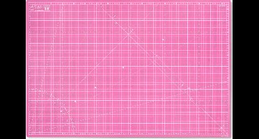 Elan Snijmat A1 Roze en Paars, 5-laagse Zelfherstellende Snijmat A1, Knutselmat, Snijmat 60x90 CM, Self Healing Cutting Mat A1, Snijmat A1 Zelfherstellende, Hobby Snijmat Roze, Werkmat, Self Healing Snijmat