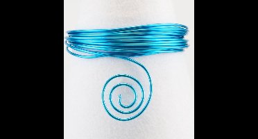 Vaessen Creative Aluminium Draad - 1mm - 10m - Turkoois