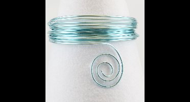 Vaessen Creative Aluminium Draad - 1mm - 10m - IJsblauw