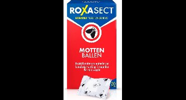 3x Roxasect Mottenballen Effectief Tegen Ongedierten - Motten Bestrijding - Insectenbestrijding - 60 stuks