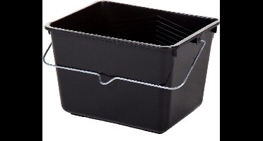 Verfemmer 12 liter | Zwart | Sausemmer | met hengsel