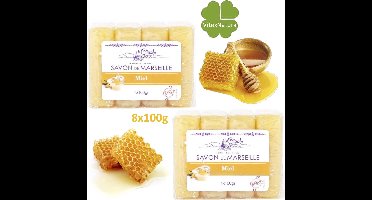 La Cigale Savon de Marseille Zeep - Glycerine en Honing - 100 gram - 8 Zeepblokken