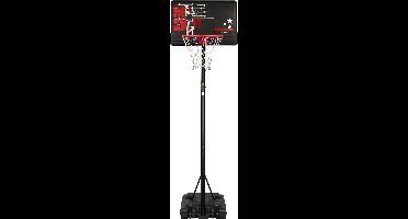 Avento Basketbalstandaard - Verplaatsbaar - Hot Shot - 190-260 cm