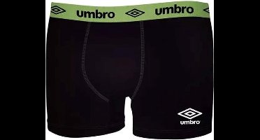 Umbro boxershort heren - mannen onderbroek - perfecte pasvorm - maat XL - groene elastiek
