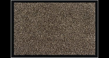 MD Entree - Deurmat - Shannon - Beige - Vloerkleed - Met antislip - Wasbaar- Vocht absorberend - Hoge dichtheid 600gr/m2 - 60 x 90 cm