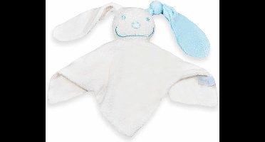 Funnies Knuffeldoekje Junior 23 Cm Polyester Wit/lichtblauw