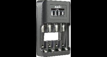 Jupio USB 4-slots Ultra Fast Battery Charger LCD