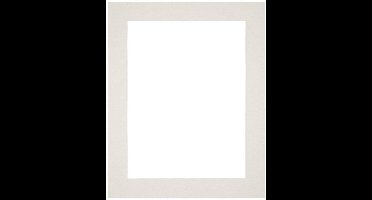 Passe-Partout Fotomaat 40x50 cm - Lijstmaat 48x67 cm - Lichtgrijs - Museumkarton - Fotolijst niet inbegrepen