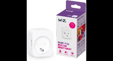 WiZ Slimme stekker - Eenvoudige Bediening via de App - Stekkertype E - Wi-Fi