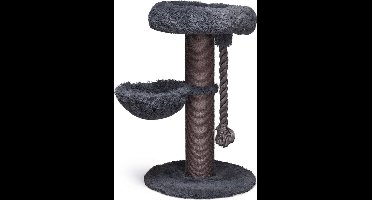 Beeztees Ramiro - Krabpaal - Grijs - 70x70x120 cm