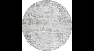 SURYA - VICTOIRE Modern Abstract Rond Grijs Tapijt