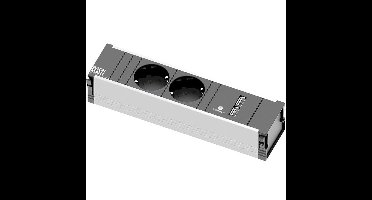 Bachmann Coni Kort - 2x Schuko - 2x USB-A - 0,15 meter eGST (m) - Zwart