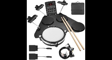 ApexArte® Elektrisch Drumstel - Zwart