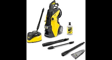 Kärcher K 7 Premium Power Flex Home eco!Booster set Hogedrukreiniger - Incl. T 7 Plus Terrasreiniger & eco!Booster - Slanghaspel - PremiumFlex hogedrukslang - 180 bar - 600 l/u - 60 m²/u