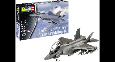 Revell Modelbouwpakket Vliegtuigen - 03799 Lockheed Martin F-35A Lightning II® - Straaljager Plastic - 1:72 - Modelbouw