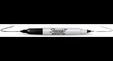 Sharpie Twin Tip permanent marker zwart