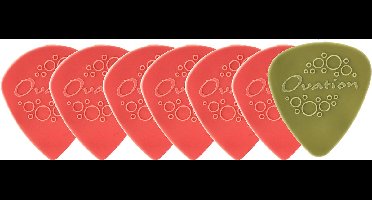 Ovation - Diamond Picks - Plectrum - Nylon Sharp Tip - 0.60 mm - 7-pack