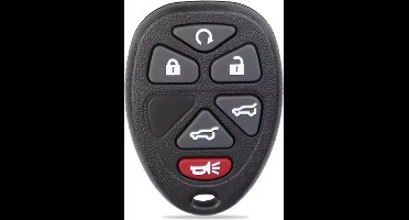 TLVX Sterke Autosleutel Behuizing Geschikt voor Chevrolet / Cadillac / Hummer / Ter vervanging van Originele Sleutel behuizing / afstandsbediening Auto / 6 knops / Achterklep knop / Claxon knop / 6 knoppen / 1 stuks