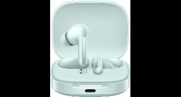 Redmi Buds 6 - Draadloze Oordopjes - Active Noise Cancelling - Bluetooth 5.3 - Tot 38 Uur Batterij met Oplaadcase - IP54 Waterbestendig - Touch Bediening - Ingebouwde Microfoon - Kleur Coral Groen