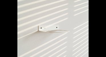 STERKSTAEL Flora S WIT - bloempothouder - kleur wit - voor bloempot met een diameter van 12cm - poedercoating - staal